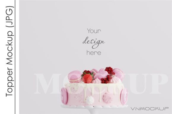 Cake Topper Mockup: Elevate Your Birthday & Wedding Designs