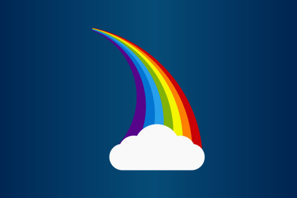 Colorful Rainbow Vector Illustration: Your Go-To Creative Asset