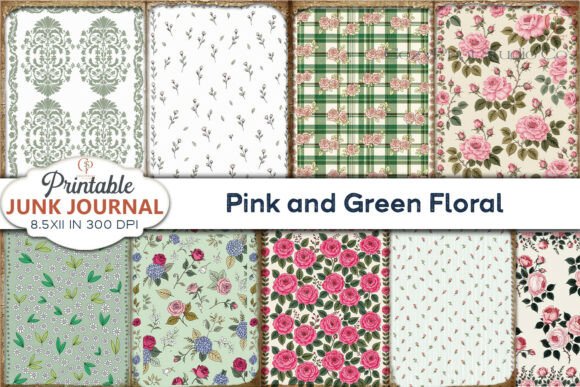Elevate Your Craft: The Versatility of Pink and Green Floral Pages