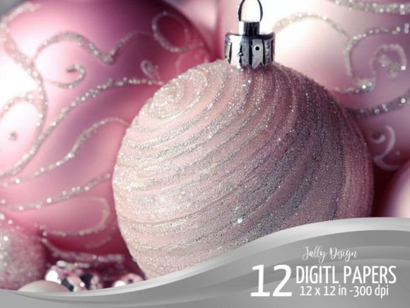 Luxurious Christmas Ornaments Paper: A Designer's Digital Asset