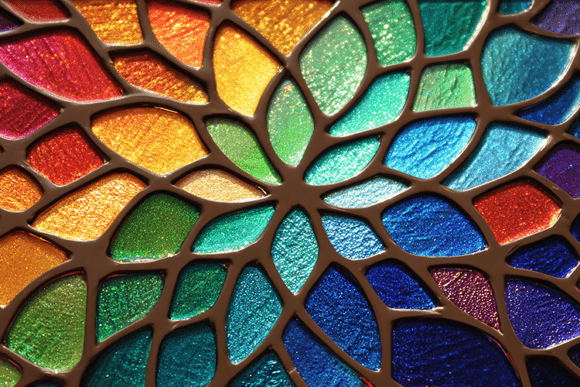 Transforming Projects with Rainbow Mosaic Stained Glass Art
