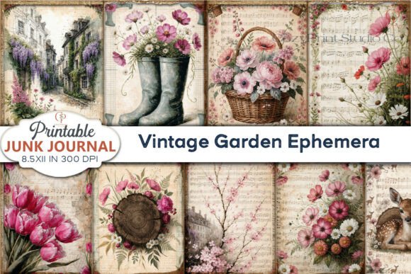 Unearthing Charm with the Vintage Garden Ephemera Junk Journal
