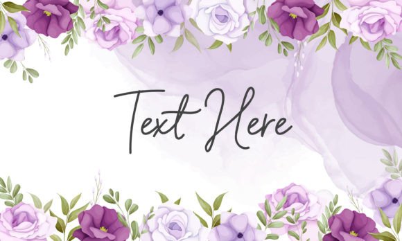 Unveiling the Romantic Purple Flower Background